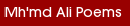 Mh'md Ali Poems 